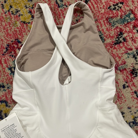 NWT Lululemon White Court Crush Dress - Picture 11 of 11